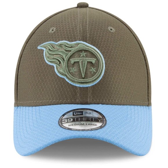 New Era Other - Rare L/XL 2017 Tennessee Titans New Era NFL Salute To Service 39Thirty Hat Cap